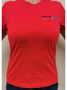 Callux hímzett póló piros M